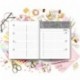 Agenda 2018-2019: 19x23cm : Agenda 2018 2019 semainier : Motif floral 3407