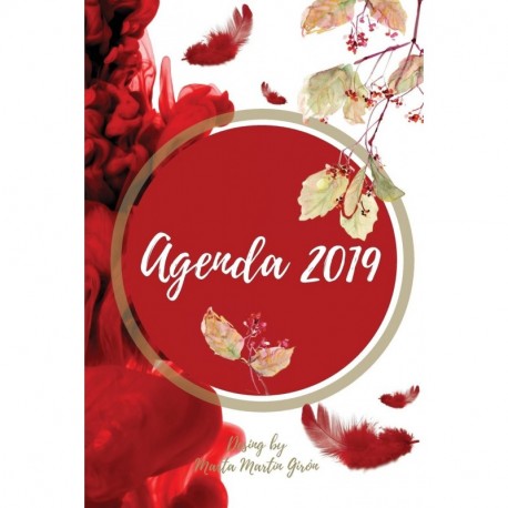 Agenda 2019: Diseño exclusivo. Interior blanco y negro