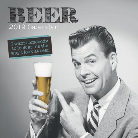 2019 Cerveza - 30 X 30 Cm Calendario De Pared En Inglés