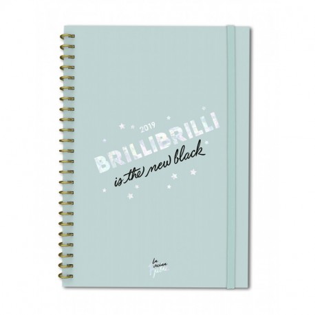 Agenda anual día/vista La Vecina Rubia 2019: Brillibrilli is the new black TANTANFAN 