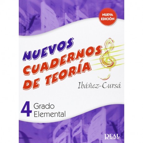 Cuadernos de Teoría, Grado Elemental Volumen 4 RM Teoria de la musica 