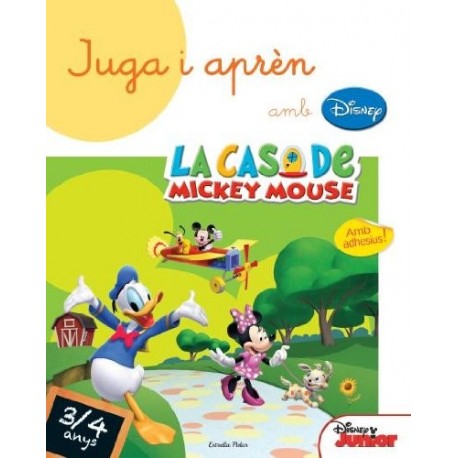 Juga I Aprèn Amb La Casa De Mickey Mouse. 3-4 Anys Disney 