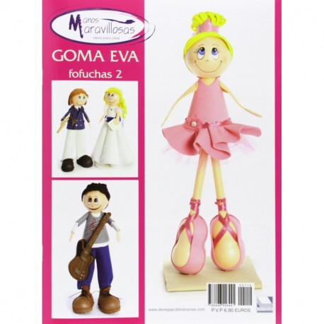 Goma Eva. Especial Fofuchas - Número 2 Manos Maravillosas 