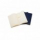 Moleskine CH211 - Pack de 3 cuadernos, pocket 9 x 14, color azul