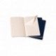 Moleskine CH211 - Pack de 3 cuadernos, pocket 9 x 14, color azul
