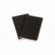 Moleskine Volant - Paquete de 2 cuadernos, color negro