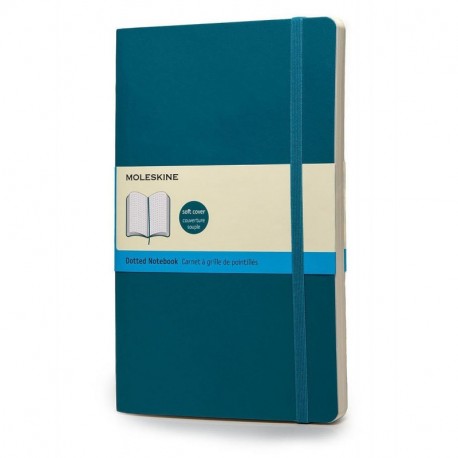 Moleskine Classic - Cuaderno de tapa blanda, color azul verdoso