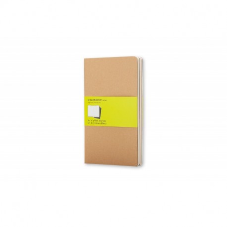 Moleskine 944369 - Pack de 3 cuadernos con rallado liso, 13 x 21 cm