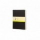 Moleskine QP323 - Pack de 3 cuadernos, XL 19 x 25, color negro