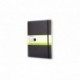 Moleskine Cuaderno clasico, Cubierta flexible, XL, Negro