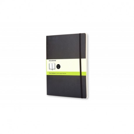 Moleskine Cuaderno clasico, Cubierta flexible, XL, Negro
