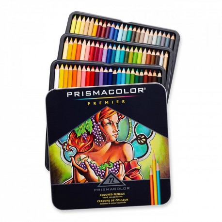 Prismacolor 3599TN - Kit de lápices de colores 72 piezas, varios colores 