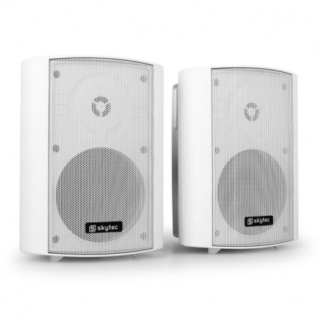 Skytec 100.020 100W Blanco Altavoz - Altavoces De 2 vías, 2.0 Canales, Alámbrico, 100 W, 70-20000 Hz, Blanco 