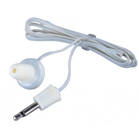 Blanco Mono auriculares magnéticos con conector de 3,5 mm Soundlab A013