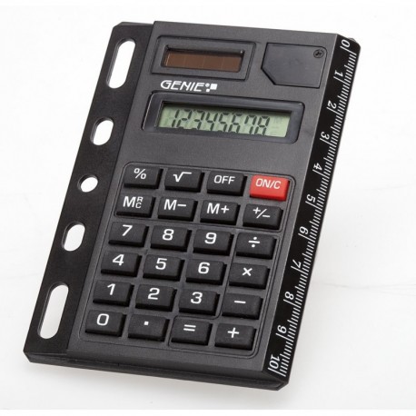 Genie 325 - Calculadora de bolsillo con regla
