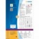 Herma 8624 - Etiquetas para CD y DVD 10 hojas, 20 unidades , blanco