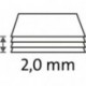 Dahle 527494 - Cizalla de rodillo, 2 mm