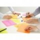 3M Post-It Super Sticky 6845-SSP - Pack 4 bloc de notas adhesivas A7, notas autoadhesivas grandes 4 x 45 hojas 20 x 14,9 cm 