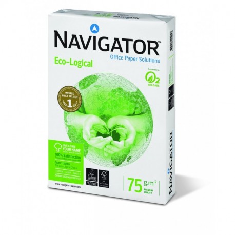 Navigator Eco-Logical - Papel para impresora A4, 500 unidades , blanco