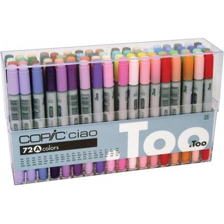 Copic Ciao: 72 Color Set A [Intermediate] Markers japan import 