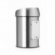 Brabantia Touch Bin - Cubo de basura, 3 litros, cubo interior de plástico extraíble, acero mate