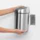 Brabantia Touch Bin - Cubo de basura, 3 litros, cubo interior de plástico extraíble, acero mate