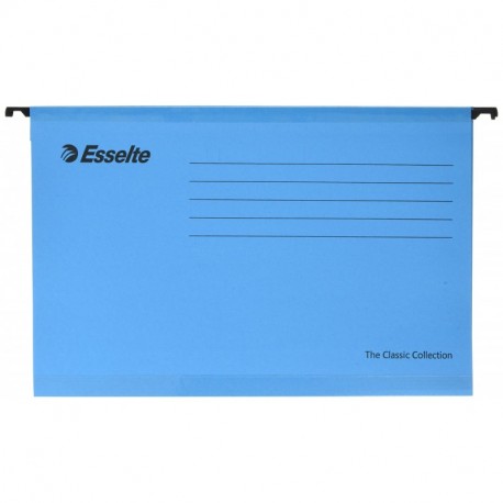 Esselte Pendaflex - Carpeta con ganchos para colgar tamaño folio, 25 unidades , color azul