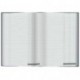 Collins Ideal - Cuaderno para contabilidad tamaño A5, 192 páginas, con columnas , color gris