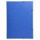 Exacompta 59507E Scotten Nature Future - Carpeta con 3 solapas y gomas de cartulina lustrada para A3, 216 g, azul, 32 x 44 cm