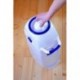 Diaper Champ 04002-01- Cubo de basura para pañales, tamaño pequeño, color azul y blanco