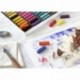 Faber-Castell 128224 - Estuche de cartón con 24 tizas, mini, multicolor