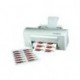 Sattleford Lot de 5 feuilles autocollantes pour Inkjet A4 Transparent