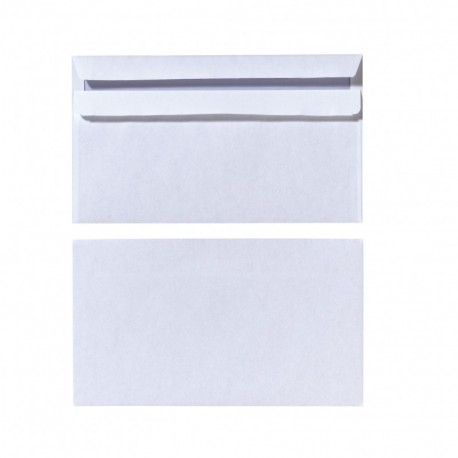 Herlitz 00768853 Papel Color blanco - Sobre DL 110 x 220 mm , Papel, Color blanco 