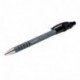 Papermate Flexgrip Ultra - Bolígrafo con punta retráctil y pinza, color negro, paquete de 12 unidades