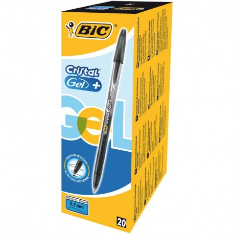 BIC 919235 - Pack de 20 bolígrafos Bic cristal gel