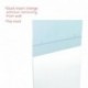 Deflect-o 47201 - Soporte para cartel A3, vertical, perforado para fijación en pared , transparente