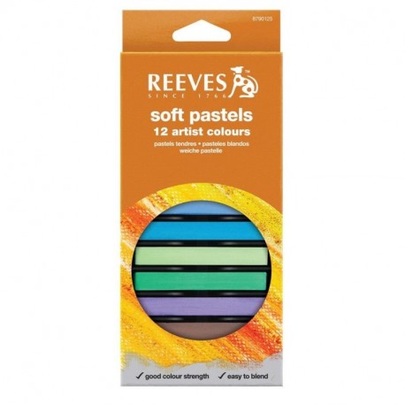 Reeves - Set de 12 pasteles suaves