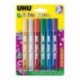 UHU Pack de 6 Tubos de Pegamento, 10 ML 39017 