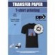 PPD A4 Papel transfer para hacer camisetas. Impresión en camiseta o tela oscura x 10 hojas