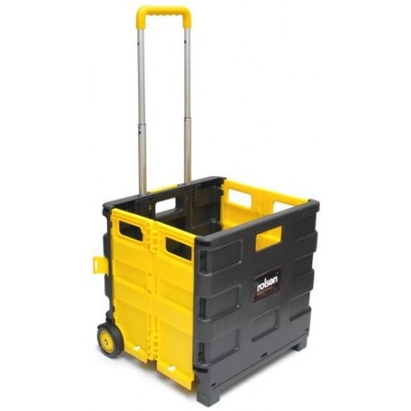Rolson Tools 68900 - Carretilla con caja de transporte plegable 25 kg 