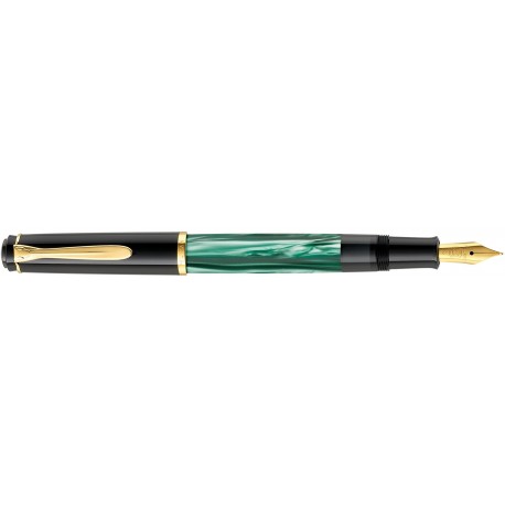 Pelikan Classic M200 Negro, Oro, Verde 1pieza s pluma estilográfica - Pluma estilográficas Negro, Oro, Verde, Acero inoxida
