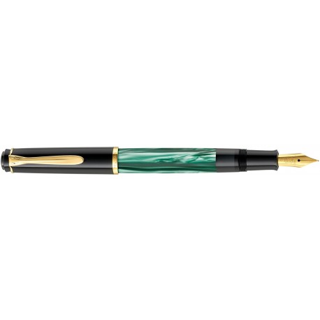 Pelikan Classic M200 Negro, Oro, Verde 1pieza s pluma estilográfica - Pluma estilográficas Negro, Oro, Verde, Acero inoxida