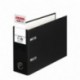 Herlitz max.file Protect - Archivador de palanca con anillas A5 , color negro