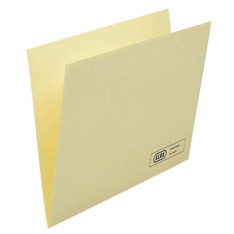 Elba 80433 - Carpeta clasificadora cartón resistente, espacio para anotaciones, 50 unidades , color beige