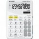Sharp EL-332B-WH - Calculadora Escritorio, Financiero, Color blanco, CR-2032 x 1, 100 x 149,1 x 27,2 mm 