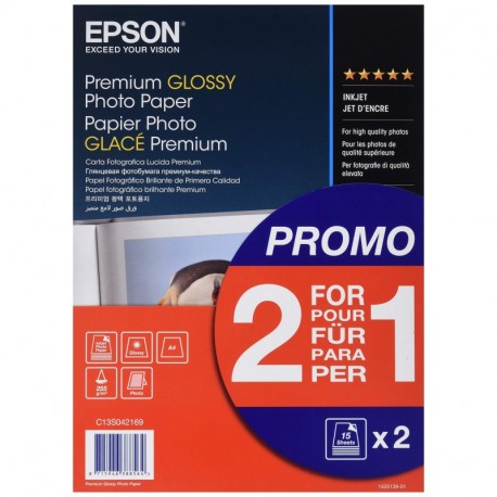 Epson C13S042169 - Pack de 30 hojas de papel fotográfico A4