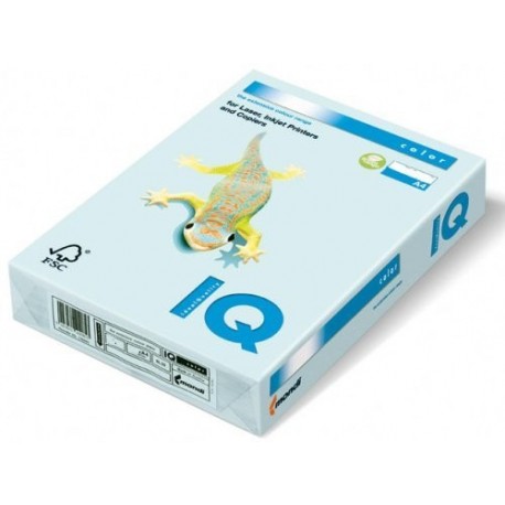 IQ 129942 - Pack de 250 hojas de papel multifunción, 160 gr, color azul