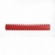 Gbc 4028661 - Caja de 100 canutillos de plástico, 19 mm, color rojo
