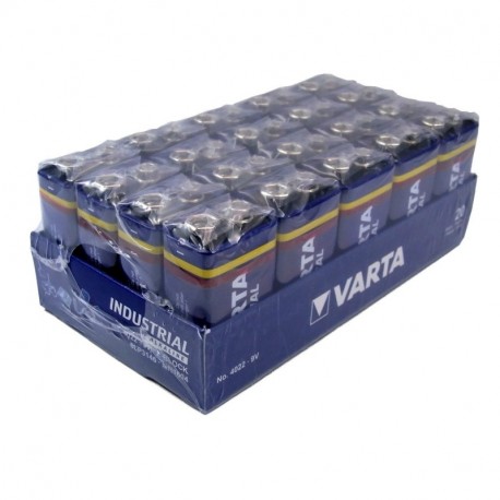 Varta 4022 - Pila alcalina de 9v, pack de 20 unidades