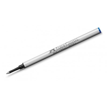 Faber-Castell - Cartucho de tinta de recambio para bolígrafo, color azul